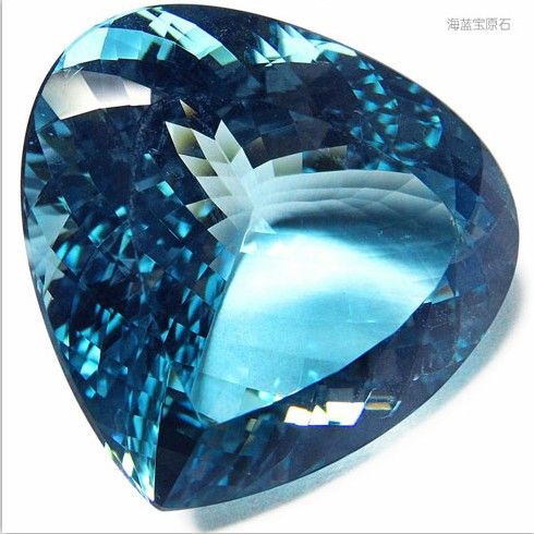 鉑晶爾曼海藍(lán)石原石