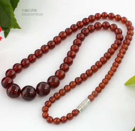 鉑晶爾曼石榴石項(xiàng)鏈