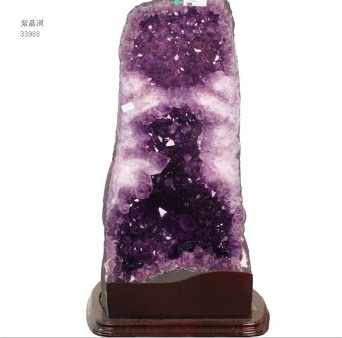 鉑晶爾曼紫晶河擺件